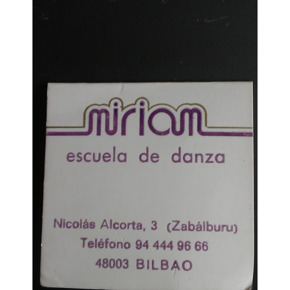 Logo, imagen de perfil mydance de Escuela de danza Miriam. Escuela de baile situada en Bilbo